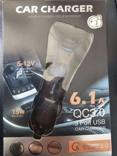 car charger qualcomm quick charge 3.0